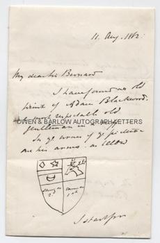 FREDERICK HAMILTON-TEMPLE-BLACKWOOD, MARQUESS OF DUFFERIN AND AVA (1826-1902) Autograph Letter Signed