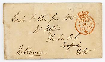 LORD MELBOURNE (1779-1848) Autograph Letter Cover Signed