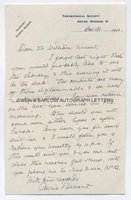 ANNIE BESANT (1847-1933) Autograph Letter Signed