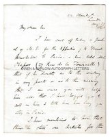CHARLES LYELL (1797-1875) Autograph Letter Signed