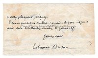 EDMUND DULAC (1882-1953) Autograph Signature