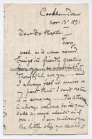 GEORGE CLAUSEN (1852-1944) Autograph Letter Signed