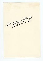 DAVID LLOYD GEORGE (1863-1945) Autograph Signature