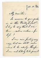 WILLIAM HENRY SMYTH (1788-1865) Autograph Letter Signed