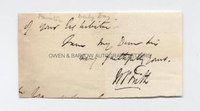 WILLIAM POWELL FRITH (1819-1909) Autograph Signature